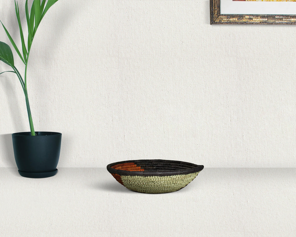 Brown Tornado Bowl Basket 8-inch LBW-416-7