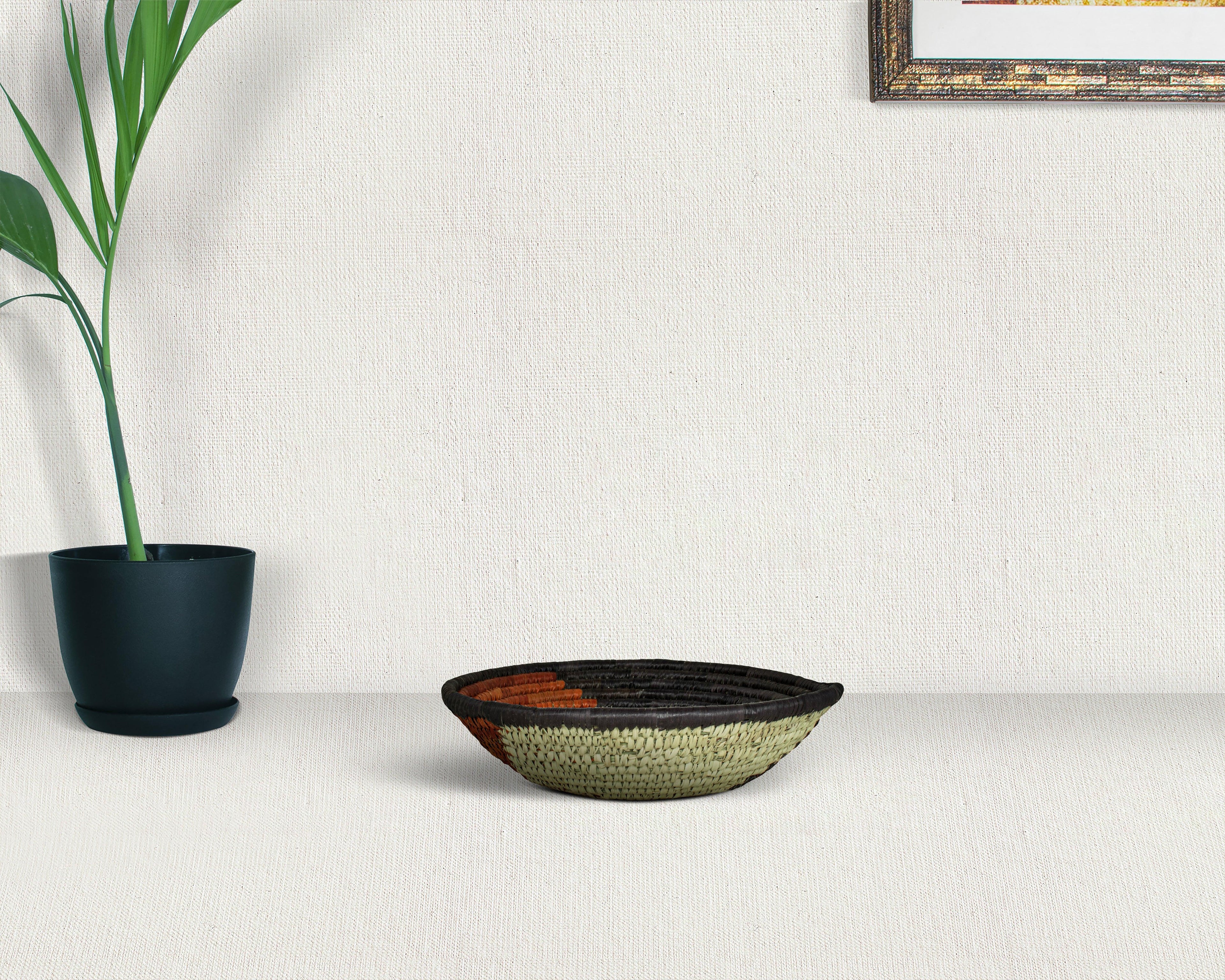 Brown Tornado Bowl Basket 8-inch LBW-416-7