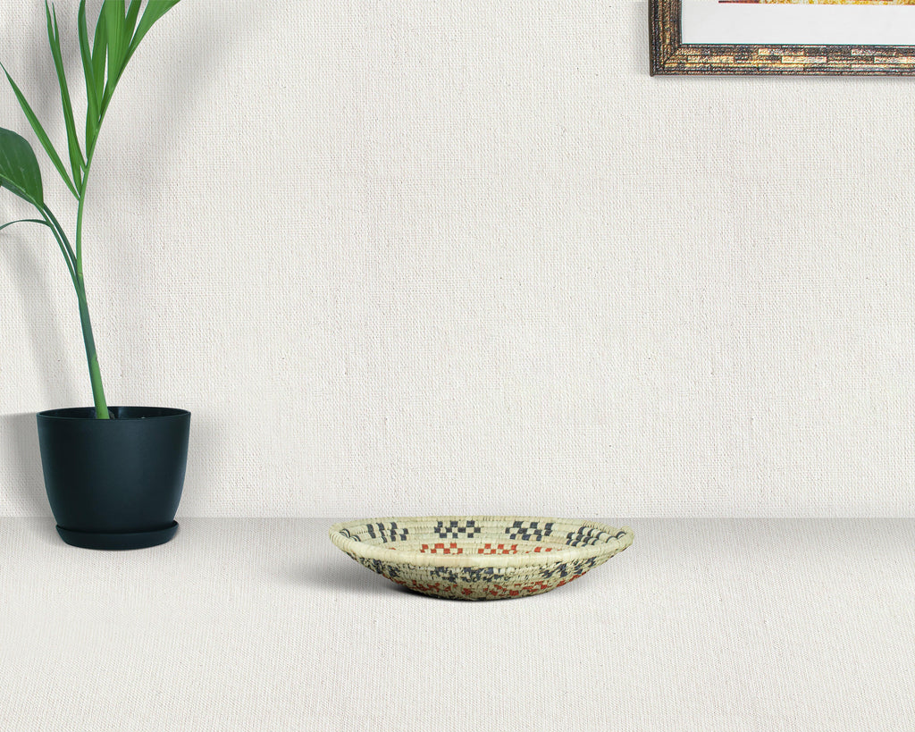 Fossil Swirl Multicolor Bowl Basket 8-inch LBW-450-7