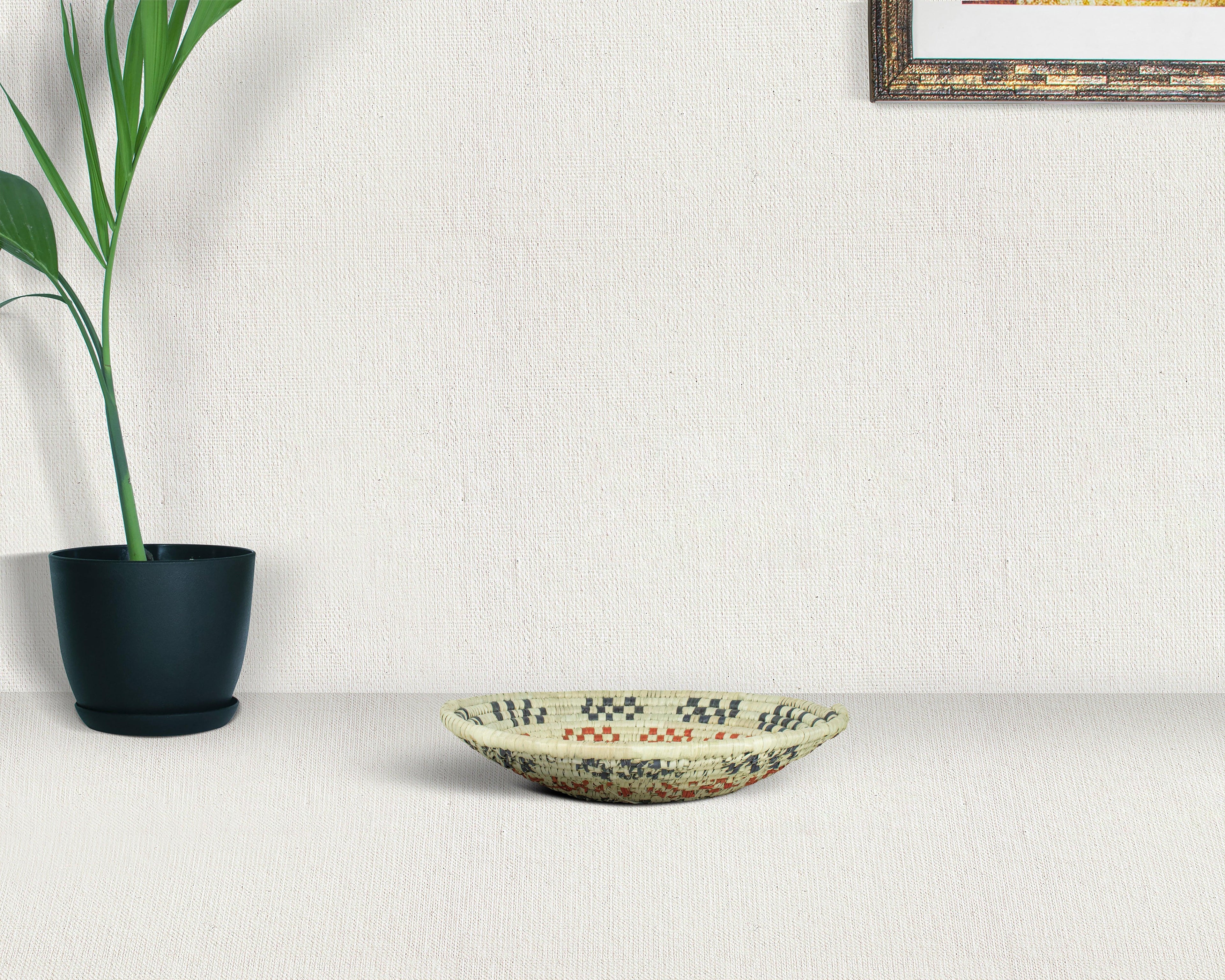 Fossil Swirl Multicolor Bowl Basket 8-inch LBW-450-7