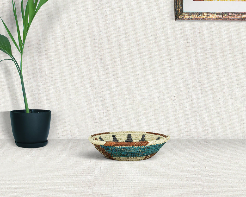 Kaleidia Brown Bowl Basket 8-inch LBW-453-7 B