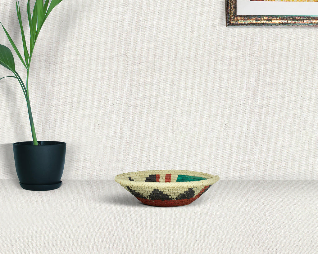 Prismatic Burst Multicolor Bowl Basket 8-inch LBW-453-7 A